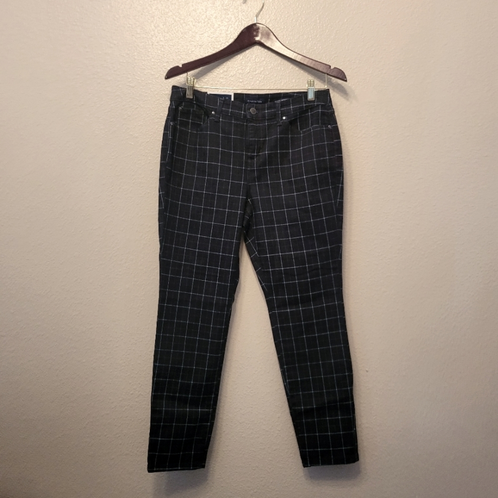 Charter Club Skinny Leg Ankle Cropped Pants Petite 10